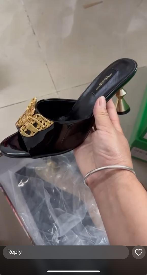 Black lovely slip on